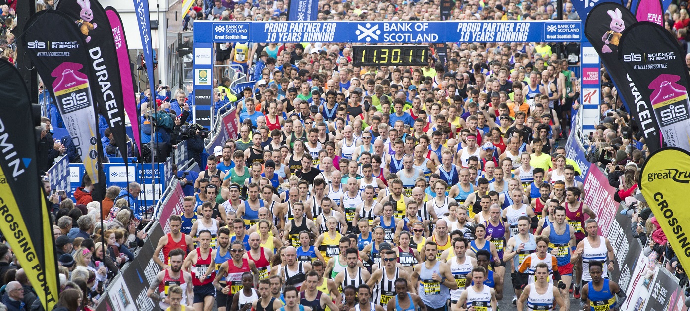 Great Scottish Run Half Marathon and 10K MND Scotland