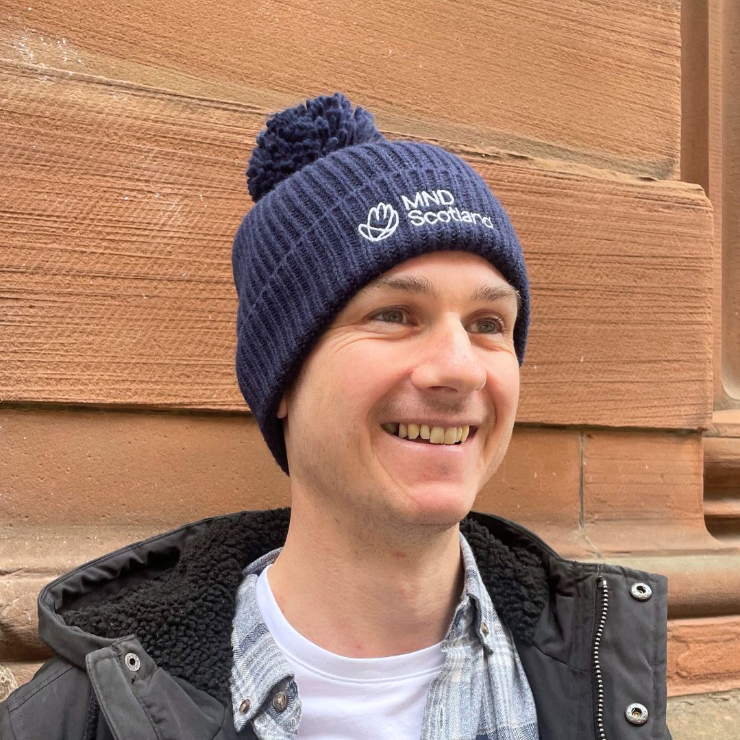 MND Scotland Adult Knit Ribbed Bobble Beanie