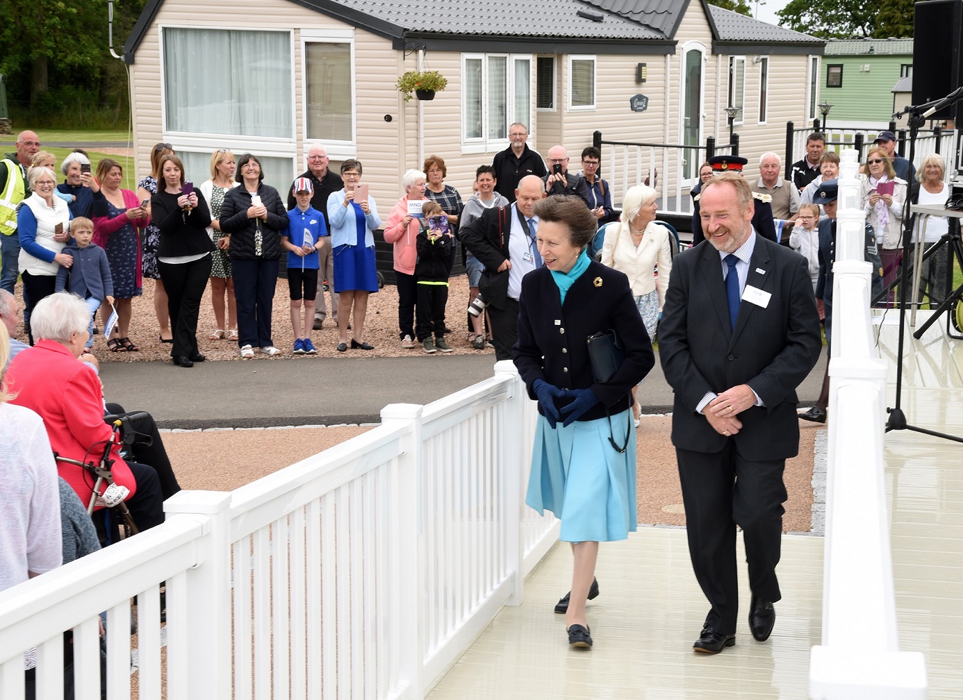 Princess Royal officially opens Clayton Lodge - MND Scotland